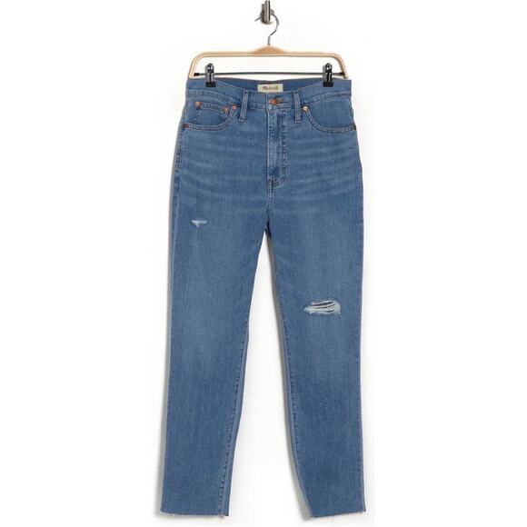 MADEWELL The Perfect Vintage Classic Skinny Distressed Jeans Size 25 NWT - Picture 1 of 10